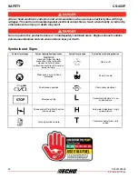 Предварительный просмотр 10 страницы Echo CS-450P Instruction Manual