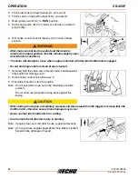 Preview for 20 page of Echo CS-450P Instruction Manual