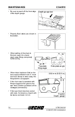 Предварительный просмотр 50 страницы Echo CS-4910 Operator'S Manual