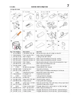 Предварительный просмотр 7 страницы Echo CS-550 Service Data