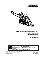 Echo CS-550P Instruction Manual preview