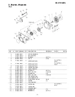 Предварительный просмотр 7 страницы Echo CS-6701(CE) Parts Catalog