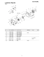 Предварительный просмотр 8 страницы Echo CS-6701(CE) Parts Catalog