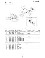 Предварительный просмотр 10 страницы Echo CS-6701(CE) Parts Catalog