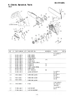 Предварительный просмотр 14 страницы Echo CS-6701(CE) Parts Catalog