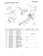 Предварительный просмотр 15 страницы Echo CS-6701(CE) Parts Catalog