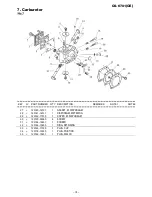 Предварительный просмотр 17 страницы Echo CS-6701(CE) Parts Catalog