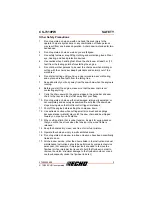 Предварительный просмотр 9 страницы Echo CS-7310PW Operator'S Manual