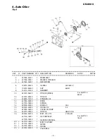 Предварительный просмотр 9 страницы Echo CS-8000 Parts Catalog