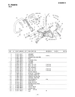 Предварительный просмотр 11 страницы Echo CS-8000 Parts Catalog