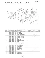 Предварительный просмотр 13 страницы Echo CS-8000 Parts Catalog