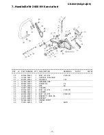 Предварительный просмотр 16 страницы Echo CS-8001(6digits)(36) Parts Catalog