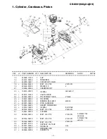 Предварительный просмотр 3 страницы Echo CS-8001 Series Parts Catalog