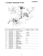 Предварительный просмотр 3 страницы Echo CS-8002(36) Parts Catalog