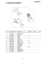 Предварительный просмотр 13 страницы Echo CS-8002(36) Parts Catalog