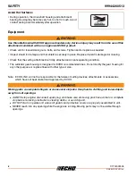 Preview for 8 page of Echo Cultivator Pro Attachment 99944200513 Operator'S Manual