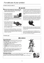 Preview for 16 page of Echo DCS-2500T Operator'S Manual