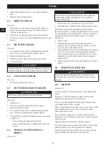 Preview for 47 page of Echo DCS-310 Operator'S Manual