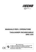 Предварительный просмотр 87 страницы Echo DHC-200 Operator'S Manual