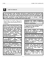 Preview for 3 page of Echo DIRECT VENT GAS HEATER Installation And Operating Instructions Manual