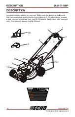 Preview for 14 page of Echo DLM-2100SP Operator'S Manual