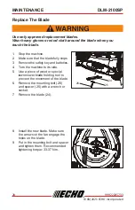 Preview for 28 page of Echo DLM-2100SP Operator'S Manual