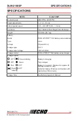 Предварительный просмотр 33 страницы Echo DLM-2100SP Operator'S Manual