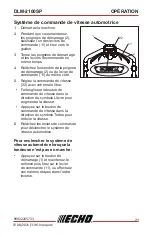 Предварительный просмотр 63 страницы Echo DLM-2100SP Operator'S Manual