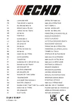 Echo DLM-310/46P Operator'S Manual preview