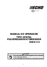 Предварительный просмотр 47 страницы Echo DM-6110 Operator'S Manual