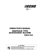 Предварительный просмотр 3 страницы Echo DM-6120 Operator'S Manual