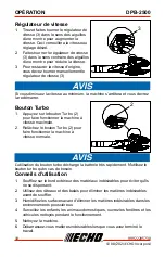 Preview for 46 page of Echo DPB-2500 Operator'S Manual