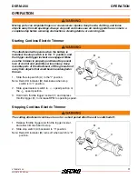 Предварительный просмотр 17 страницы Echo DSRM-200 Instruction Manual