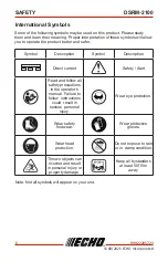 Preview for 6 page of Echo DSRM-2100 Operator'S Manual