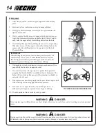 Preview for 14 page of Echo EA-400 Operator'S Manual