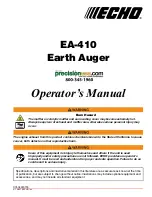 Echo EA-410 Operator'S Manual предпросмотр