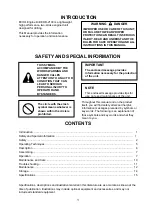 Preview for 2 page of Echo EDR-2100 Operator'S Manual