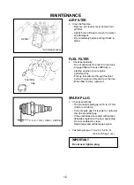 Предварительный просмотр 13 страницы Echo EDR-2100 Operator'S Manual