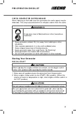 Preview for 17 page of Echo EG-10000 Operator'S Manual