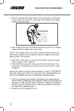 Preview for 18 page of Echo EG-10000 Operator'S Manual