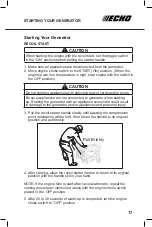 Preview for 17 page of Echo EG-3500 Operator'S Manual