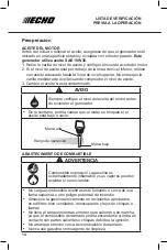 Предварительный просмотр 86 страницы Echo EG-3500 Operator'S Manual