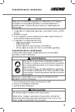 Preview for 97 page of Echo EG-3500 Operator'S Manual