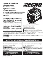 Echo EGi-2300 Operator'S Manual preview