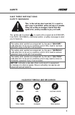 Preview for 5 page of Echo EGi-3600LN Operator'S Manual