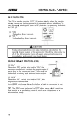 Предварительный просмотр 16 страницы Echo EGi-3600LN Operator'S Manual