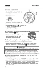 Preview for 22 page of Echo EGi-3600LN Operator'S Manual