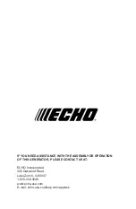 Предварительный просмотр 46 страницы Echo EGi-3600LN Operator'S Manual