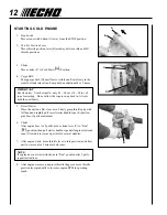 Preview for 12 page of Echo ES-210 - 11-09 Operator'S Manual