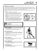 Preview for 5 page of Echo ES-210 - 12-08 Operator'S Manual